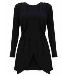 [Isabel Marant] Long sleeve dress SS26 RO1041FA_D1K02I01BK