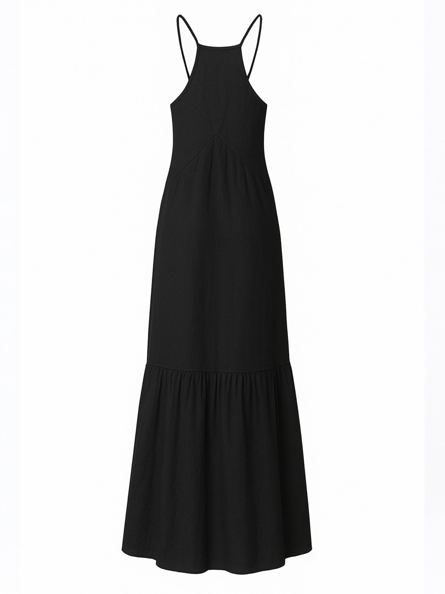 [Marant Etoile] Sleeveless dress SS26 RO1003FB_B3J04E01BK