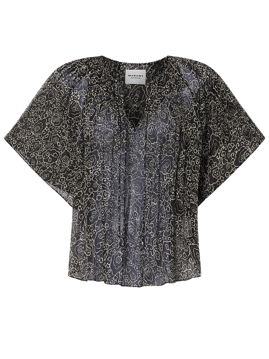 [Marant Etoile] Shirts Short Sleeve SS26 HT0613FB_D1J08EBKEC