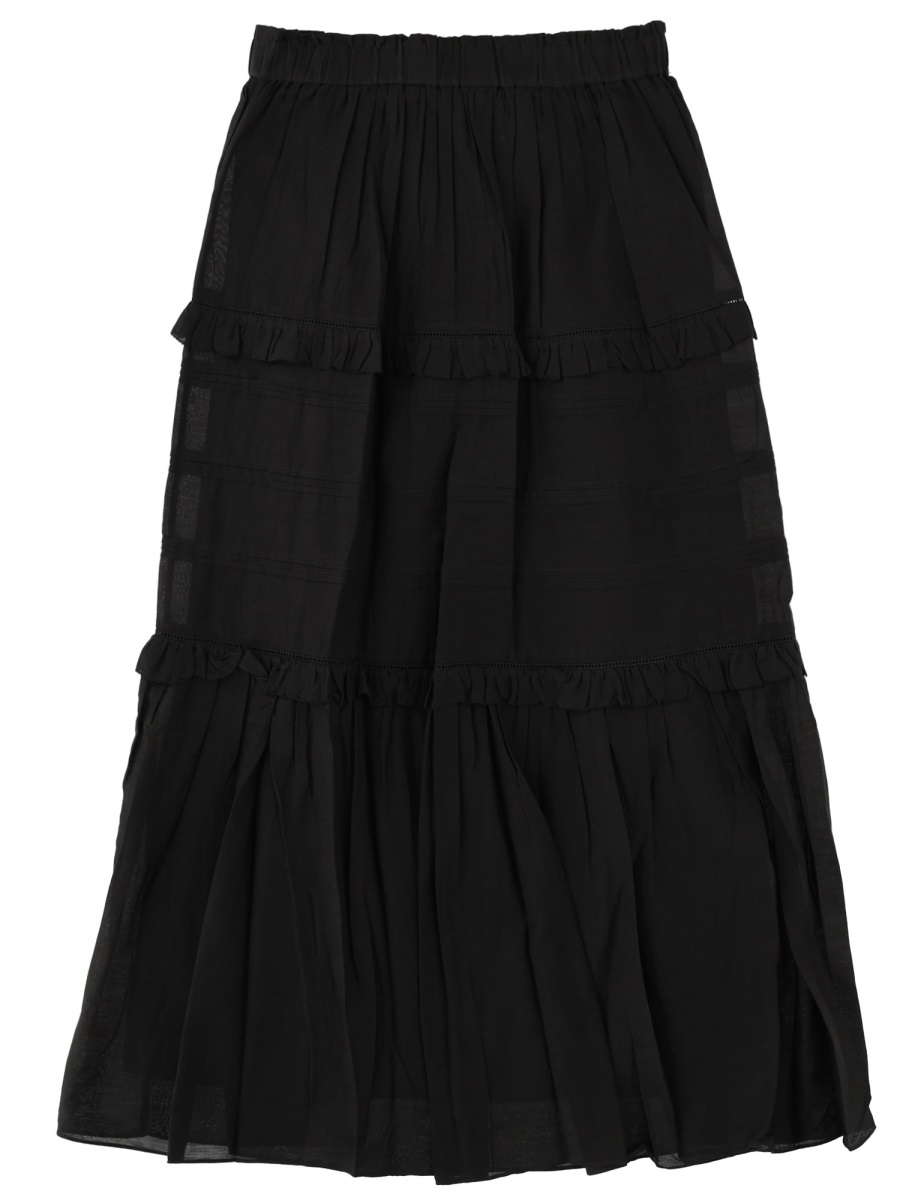 [Marant Etoile] Long skirt SS26 JU0451FB_B3J04E01BK