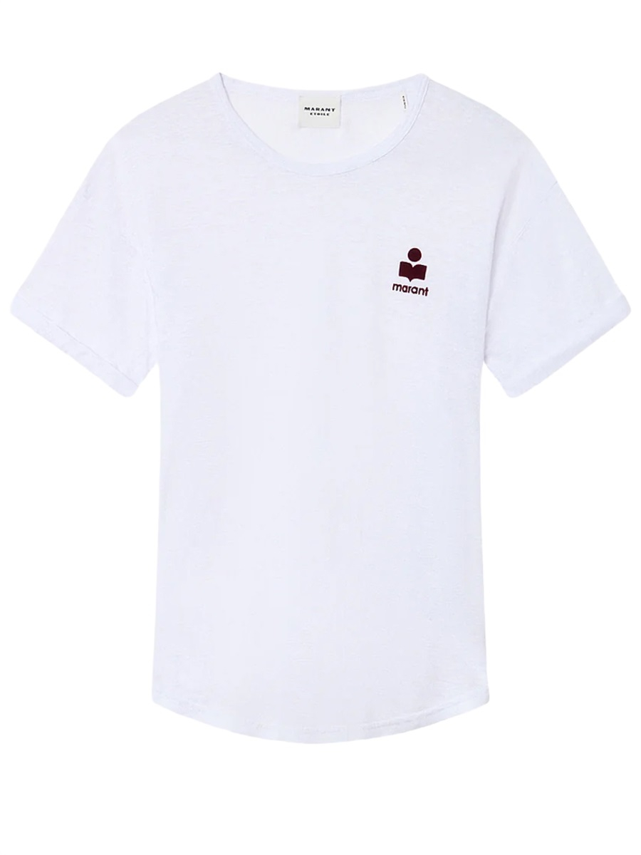 [Marant Etoile] T-shirts Short Sleeve SS26 TS0315FA_A1N09E20WH
