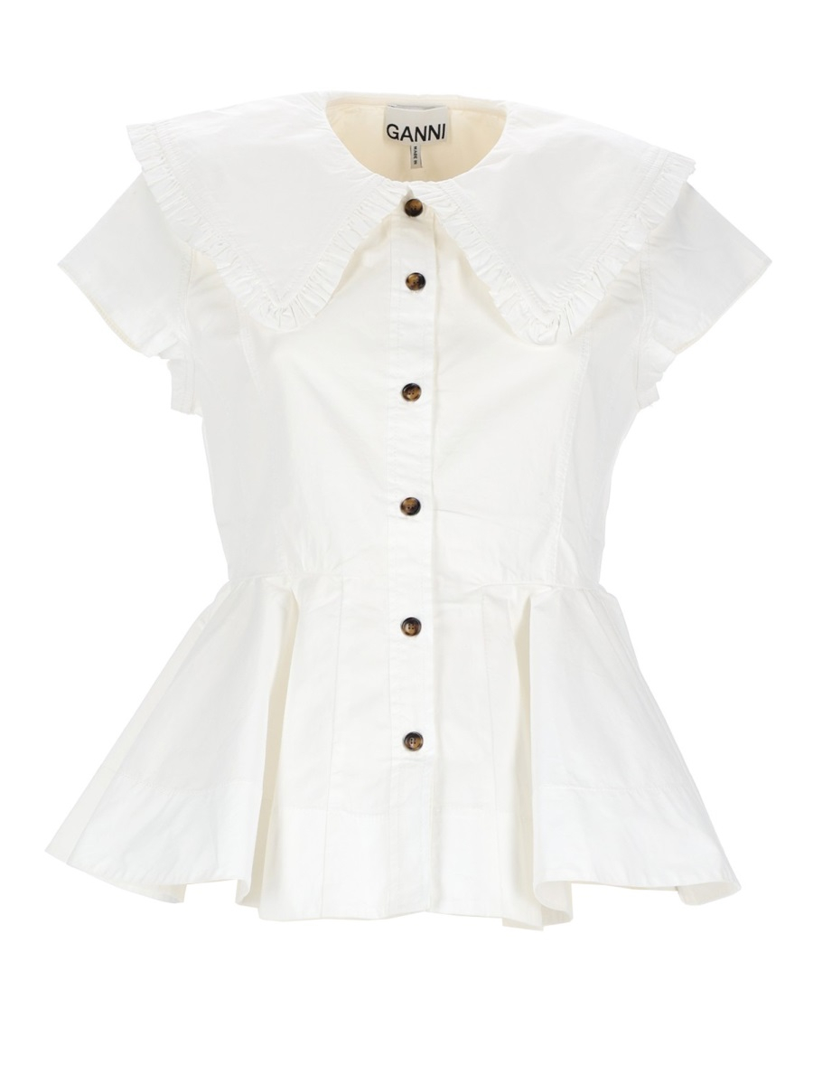 [GANNI] Shirts Short Sleeve SS26 A1040093_151