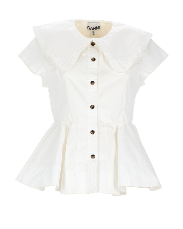 [GANNI] Shirts Short Sleeve SS26 A1040093_151