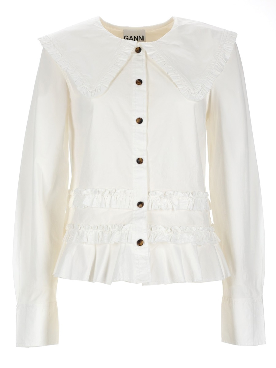 [GANNI] Blouse SS26 A1040096_ZZ8