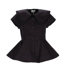 [GANNI] Shirts Short Sleeve SS26 A1040093_099