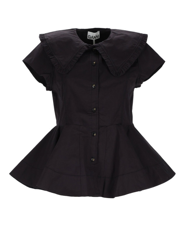 [GANNI] Shirts Short Sleeve SS26 A1040093_099