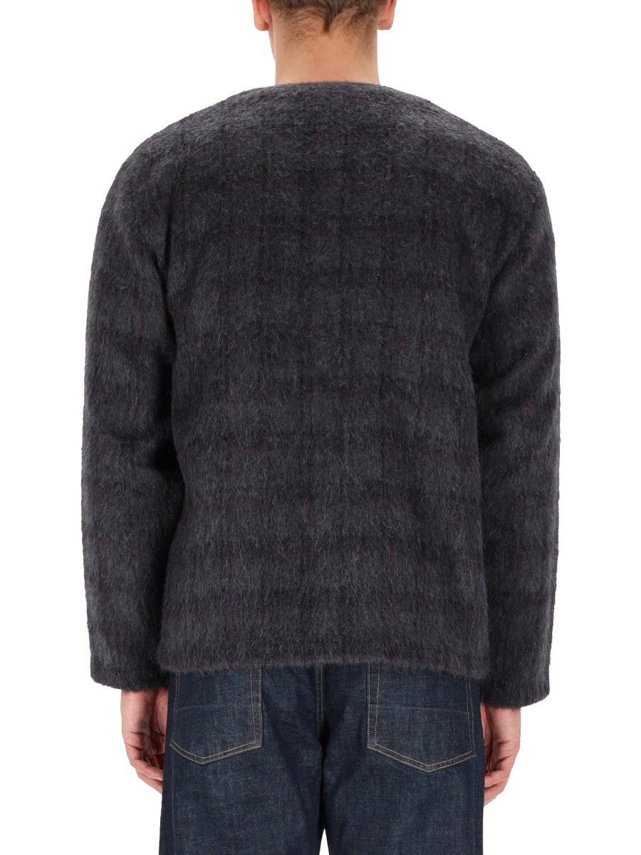 [Our Legacy] Knitwear SS26 M2263CF_FUZZEDPLUMCHECKHAIRYWOOL