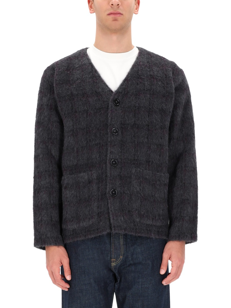 [Our Legacy] Knitwear SS26 M2263CF_FUZZEDPLUMCHECKHAIRYWOOL