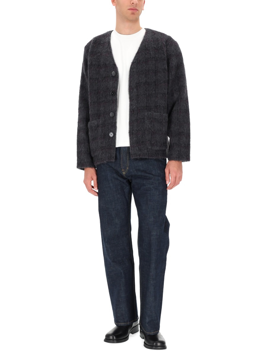 [Our Legacy] Knitwear SS26 M2263CF_FUZZEDPLUMCHECKHAIRYWOOL