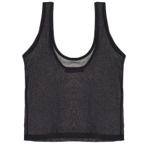 [Our Legacy] Tank top SS26 W4256BB_BLACKSTOCKINGJERSEY