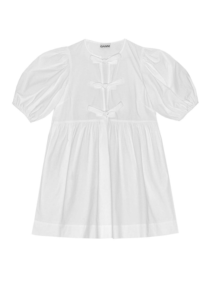 [GANNI] Short sleeve dress SS26 F9170_151