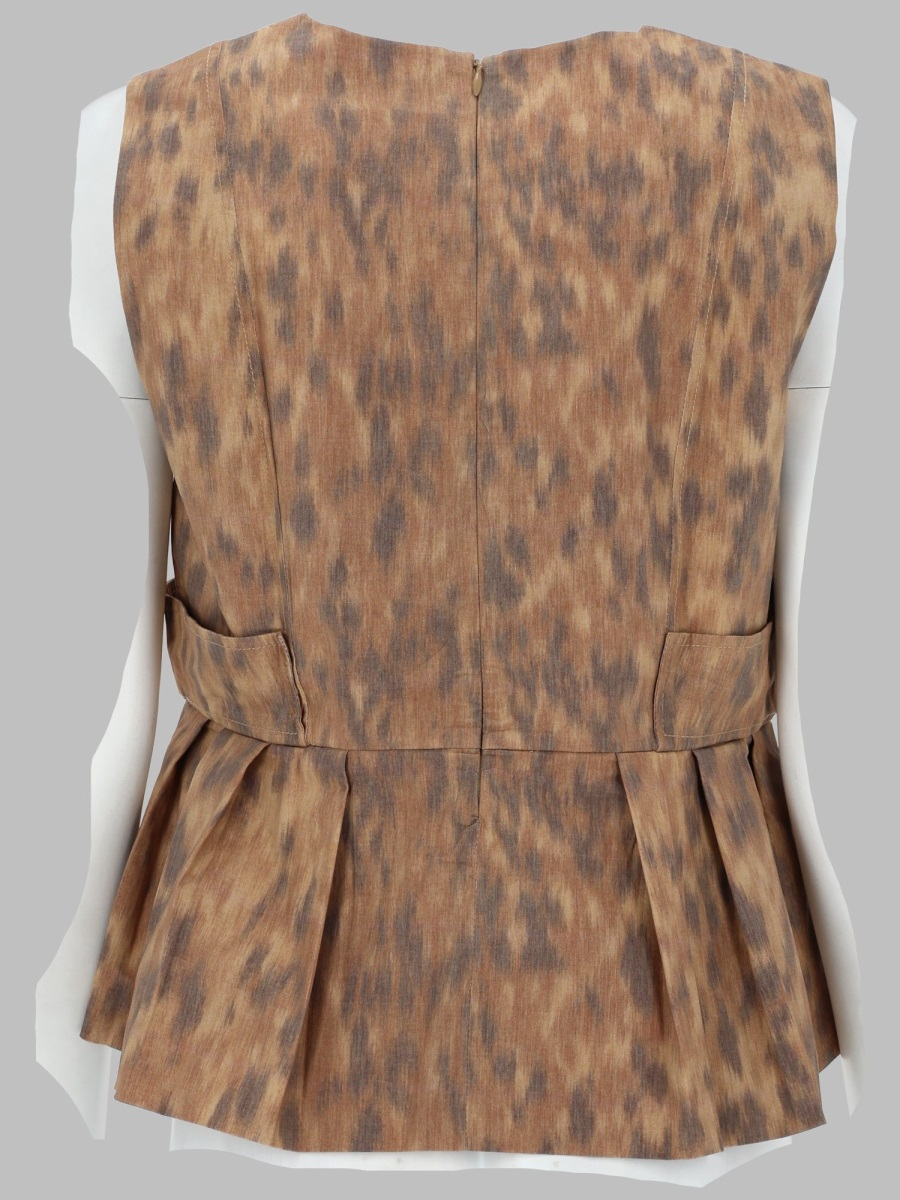 [GANNI] Shirts Sleeveless SS26 A1040272_ZZT