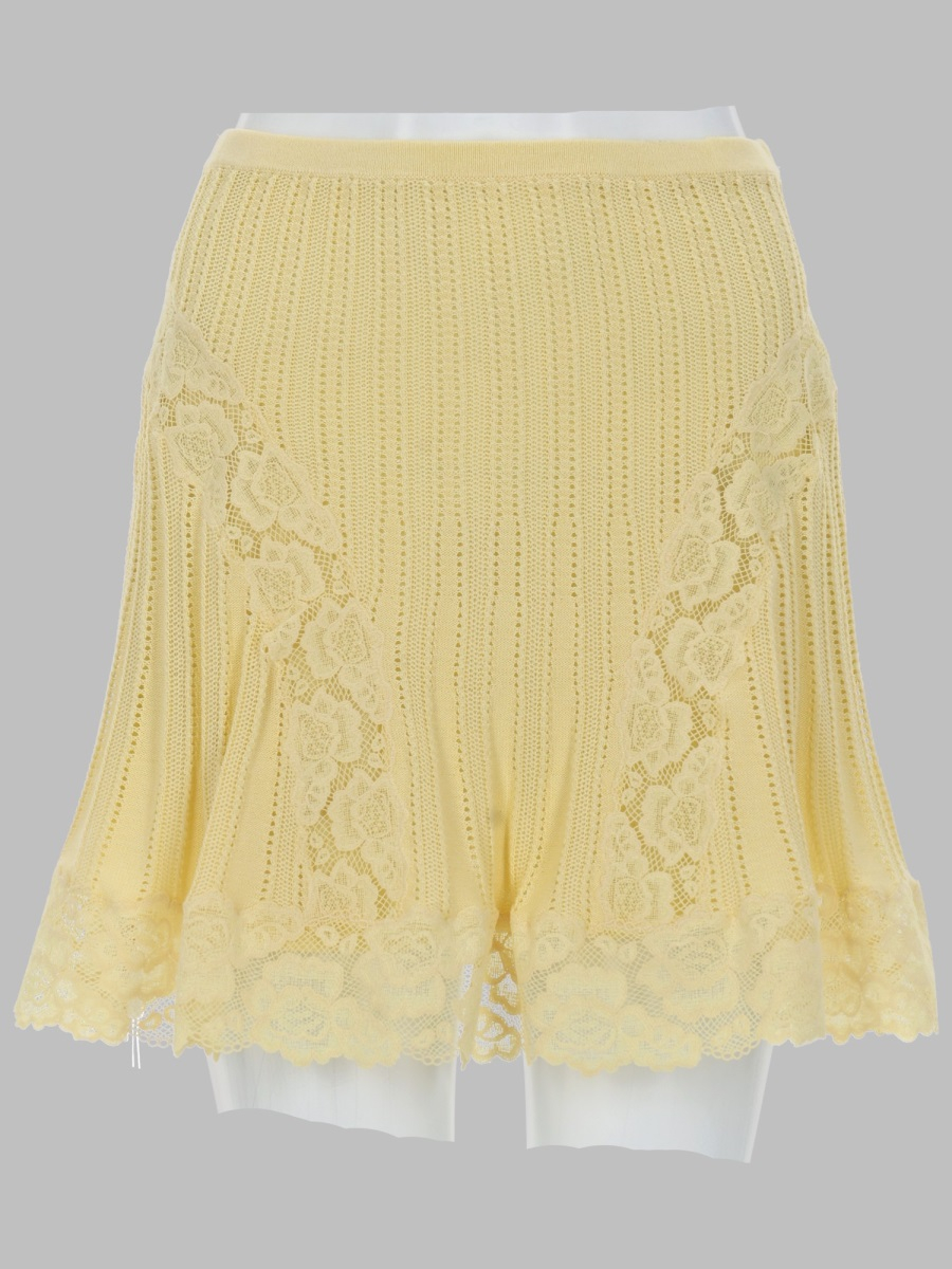 [Self-portrait] Mini skirt SS26 SS26-049SK-Y_YELLOW