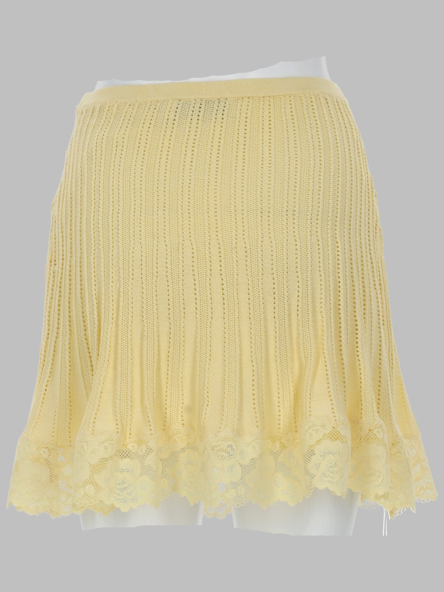[Self-portrait] Mini skirt SS26 SS26-049SK-Y_YELLOW