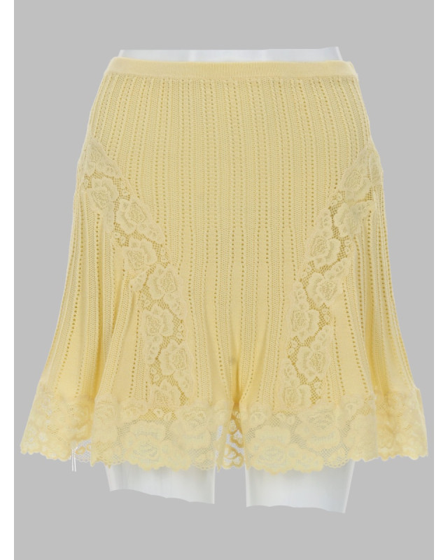 [Self-portrait] Mini skirt SS26 SS26-049SK-Y_YELLOW