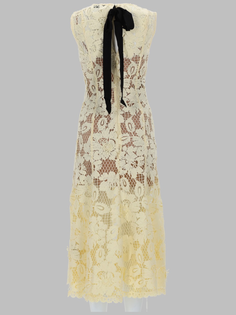 [Self-portrait] Sleeveless dress SS26 SS26-094M-Y_YELLOW
