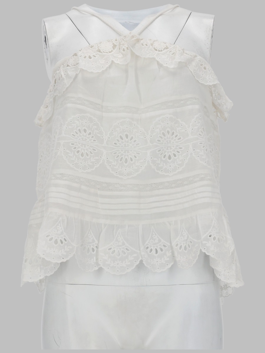 [Marant Etoile] T-shirts Sleeveless SS26 HT0769FA_D1J05E20WH