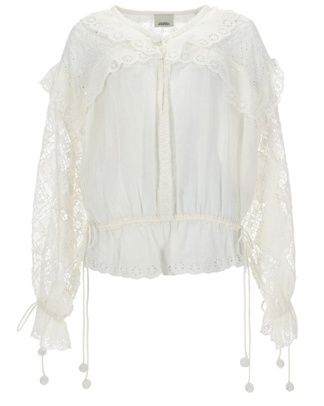 [Isabel Marant] Blouse SS26 HT0886FA_D2J17I20WH