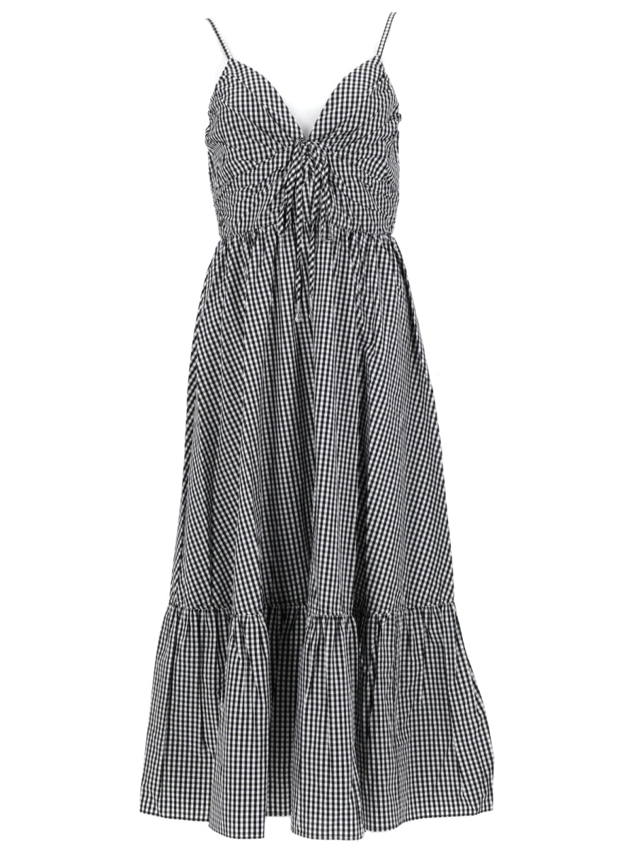 [MICHAEL BY MICHAEL KORS] Dress SS26 MS683DHKQP_048BLACK/WHITE