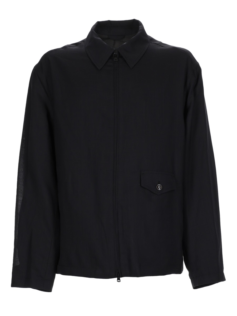 [Our Legacy] Jacket SS26 M2261EEB_ECLIPSEBLACKMERINOVOILE
