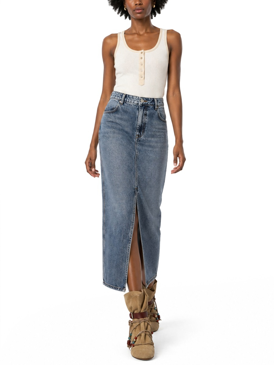 [Isabel Marant] Long skirt SS26 JU0480FA_B1H07I30LU