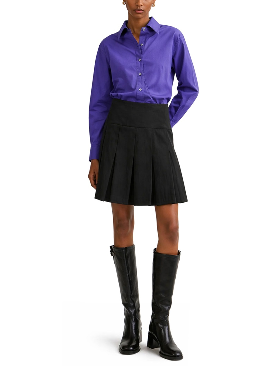[Our Legacy] Mini skirt SS26 W2264GSB_SOOTBLACKTECHFLAX