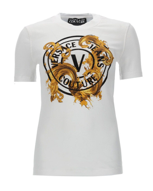 [VERSACE JEANS COUTURE] T-shirts Short Sleeve SS26 80HAHE01_CJ02EG03