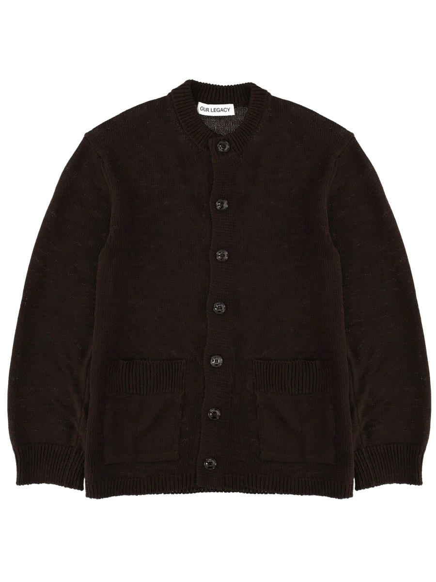 [Our Legacy] Knitwear SS26 M2263PB_BLACKCOFFEECOTTONRAFIA