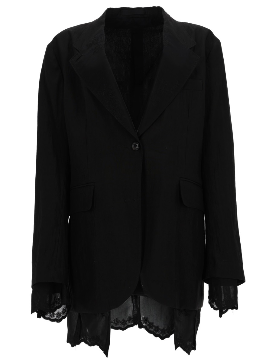 [Our Legacy] Jacket SS26 W2260RSB_SOOTBLACKTECHFLAX