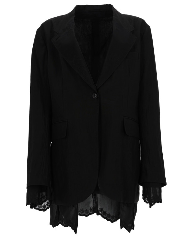[Our Legacy] Jacket SS26 W2260RSB_SOOTBLACKTECHFLAX