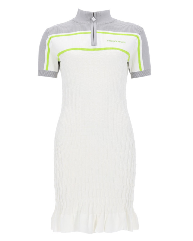 [Casablanca] Short sleeve dress SS26 W-SP26-KW-1406_01WHITE