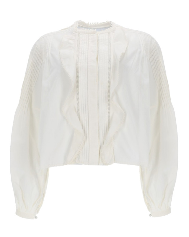 [Isabel Marant] Shirts Long Sleeve SS26 CH0308FA_D1I02I20WH