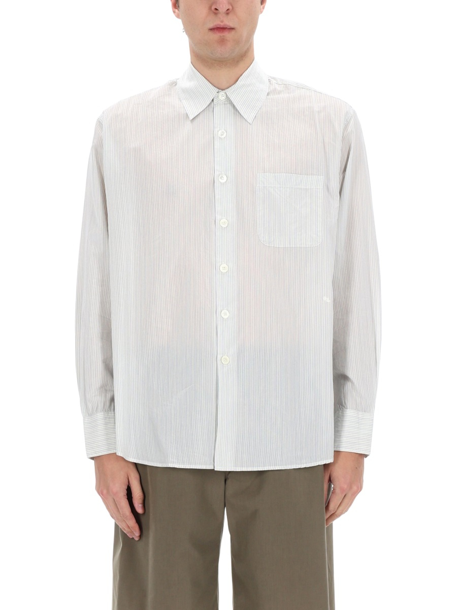 [Our Legacy] Shirts Long Sleeve SS26 M2262AI_INDEXSTRIPECOOLTHREADCLOTH