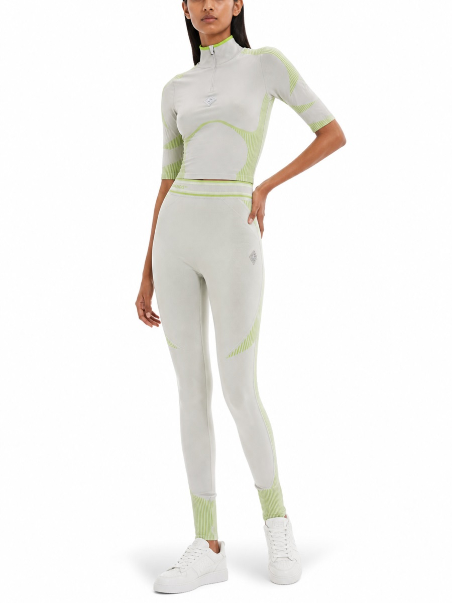 [Casablanca] Trousers SS26 W-SP26-ACT-058_01GREY/LIME