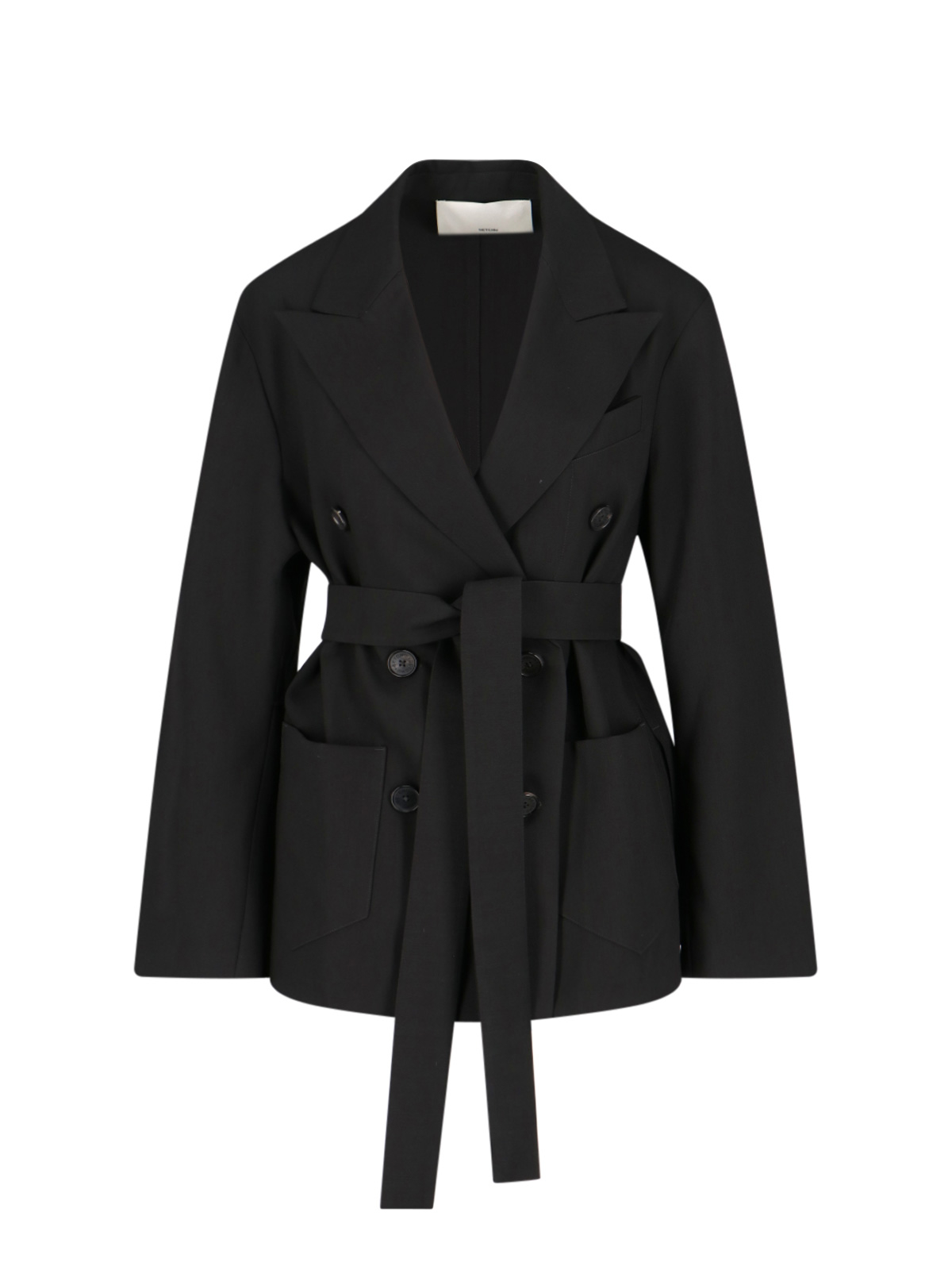 [SETCHU] Coat FW25 U001J001W001BLACK