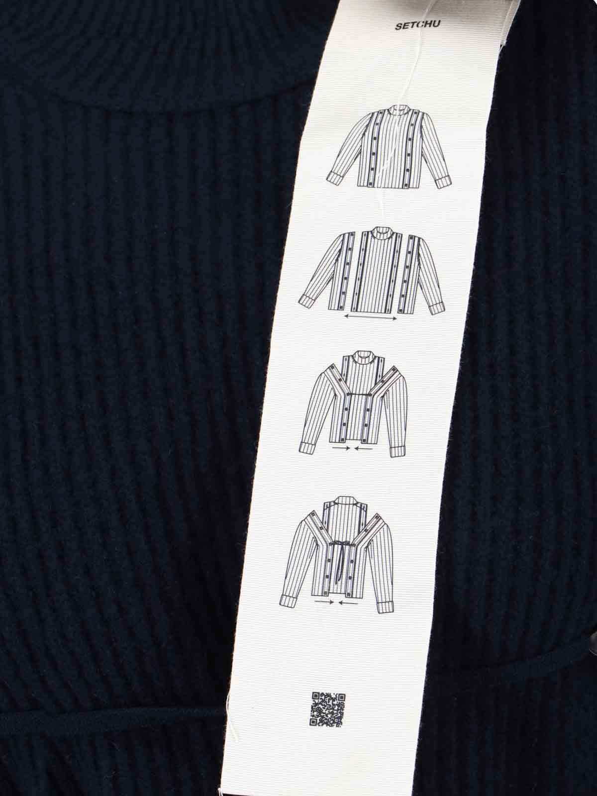 [SETCHU] Knitwear FW25 U232Y005W020NAVY