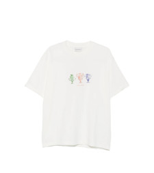 [DROLE DE MONSIEUR] T-shirts Short Sleeve FW26 L-TS336 CO002 OFFWH