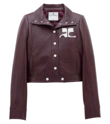 [Courreges] Leather Jacket FW26 PERCBL005VY 0014 4010