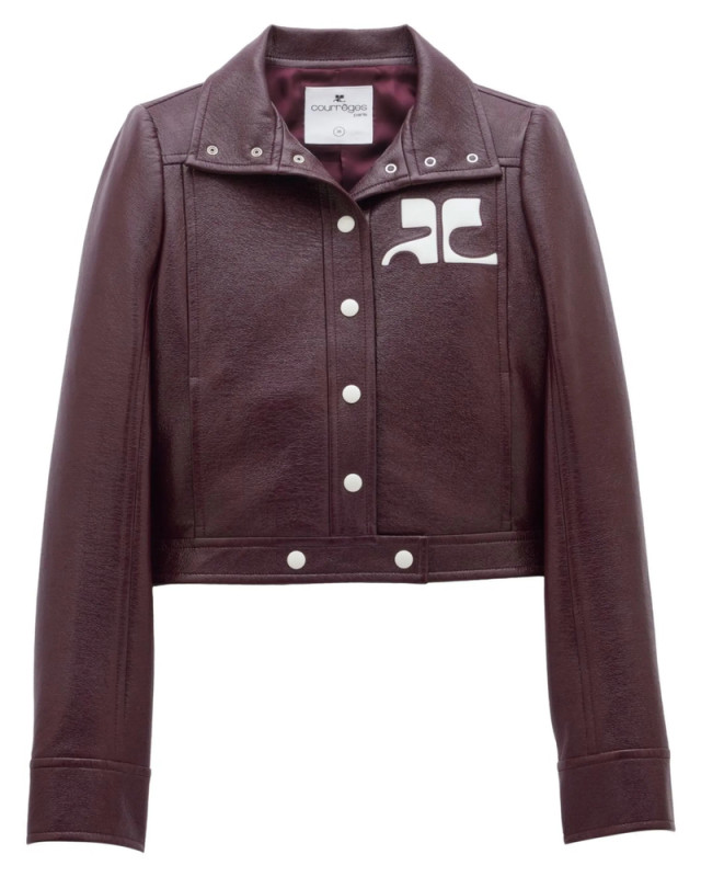 [Courreges] Leather Jacket FW26 PERCBL005VY 0014 4010