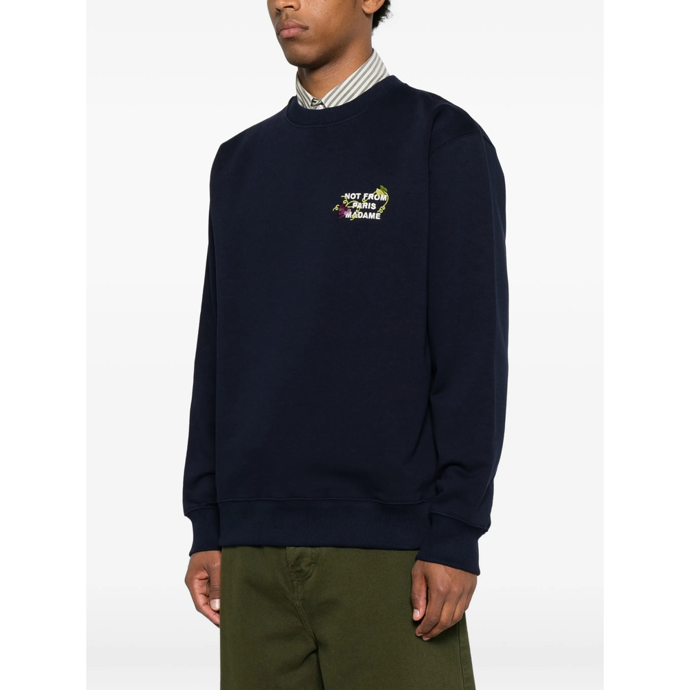 [DROLE DE MONSIEUR] Sweatshirt FW26 L-SW209 CO127 NAVY