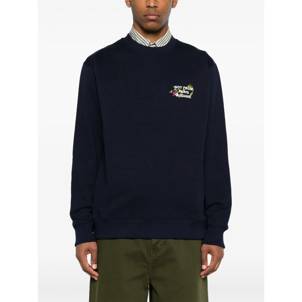 [DROLE DE MONSIEUR] Sweatshirt FW26 L-SW209 CO127 NAVY