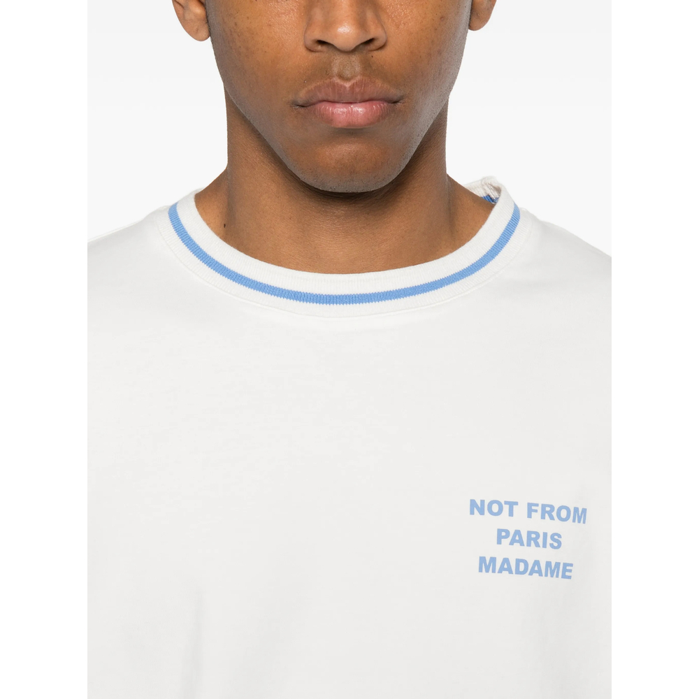 [DROLE DE MONSIEUR] T-shirts Short Sleeve FW26 L-TS189 CO0002 OFFWH