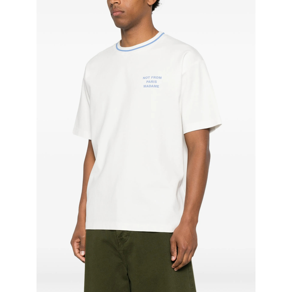 [DROLE DE MONSIEUR] T-shirts Short Sleeve FW26 L-TS189 CO0002 OFFWH