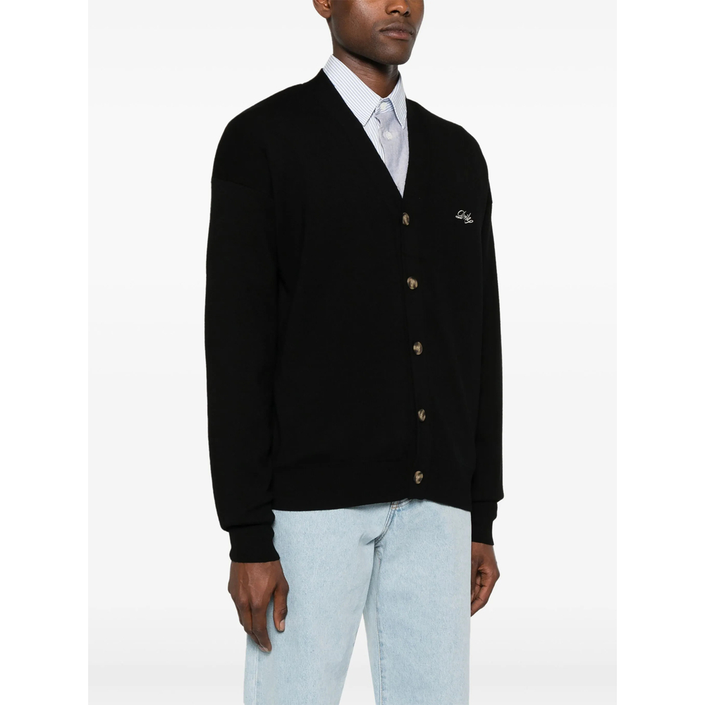 [DROLE DE MONSIEUR] Cardigan FW26 PERM-CA123 WO007 BLACK