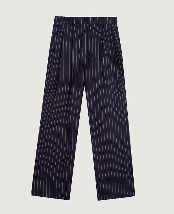 [MAISON LABICHE] Jeans SS26 ZWPOLONCEAUNBSTRIPES BLUE WHITE