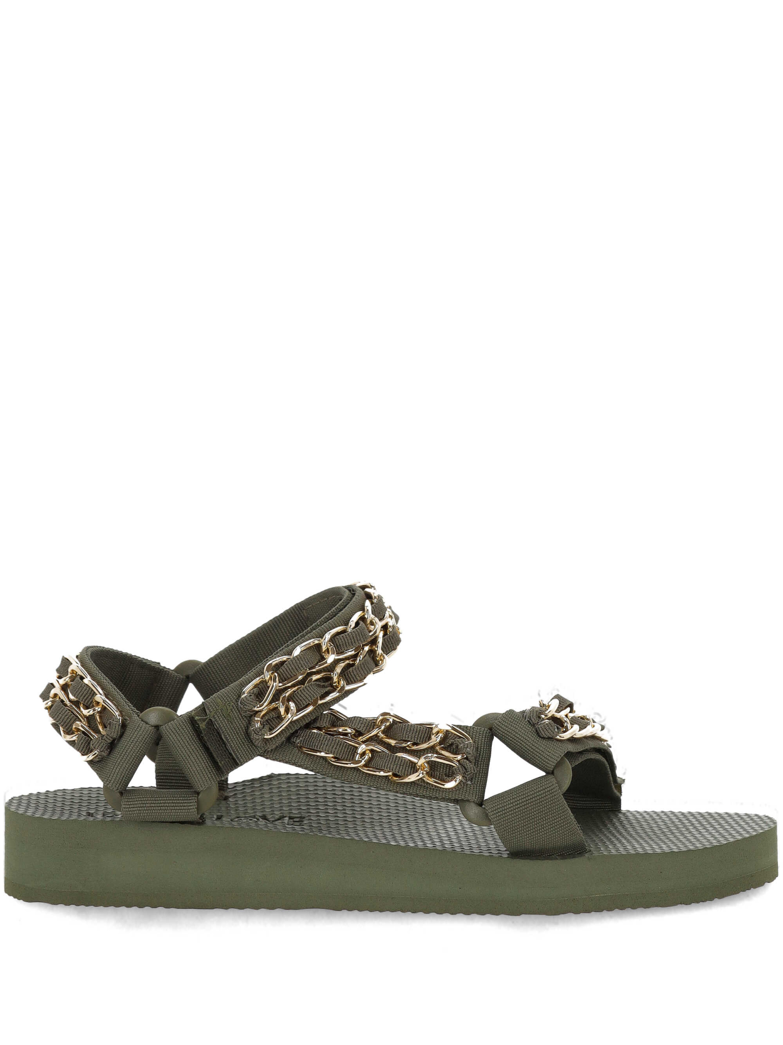 [ARIZONA LOVE] Sandals SS26 SS25TKGLDCHAINKAKIGOLD / KAKI