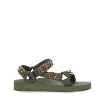 [ARIZONA LOVE] Sandals SS26 SS25TKGLDCHAINKAKIGOLD / KAKI