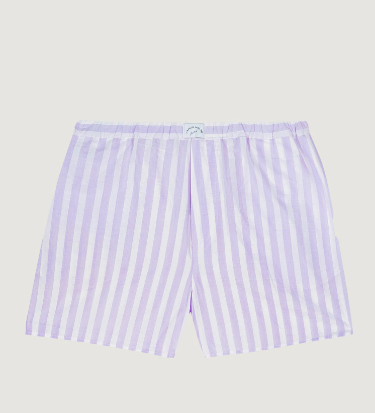 [MAISON LABICHE] Shorts SS26 ZWVERMENOUSEERSEER PINK STRIPES
