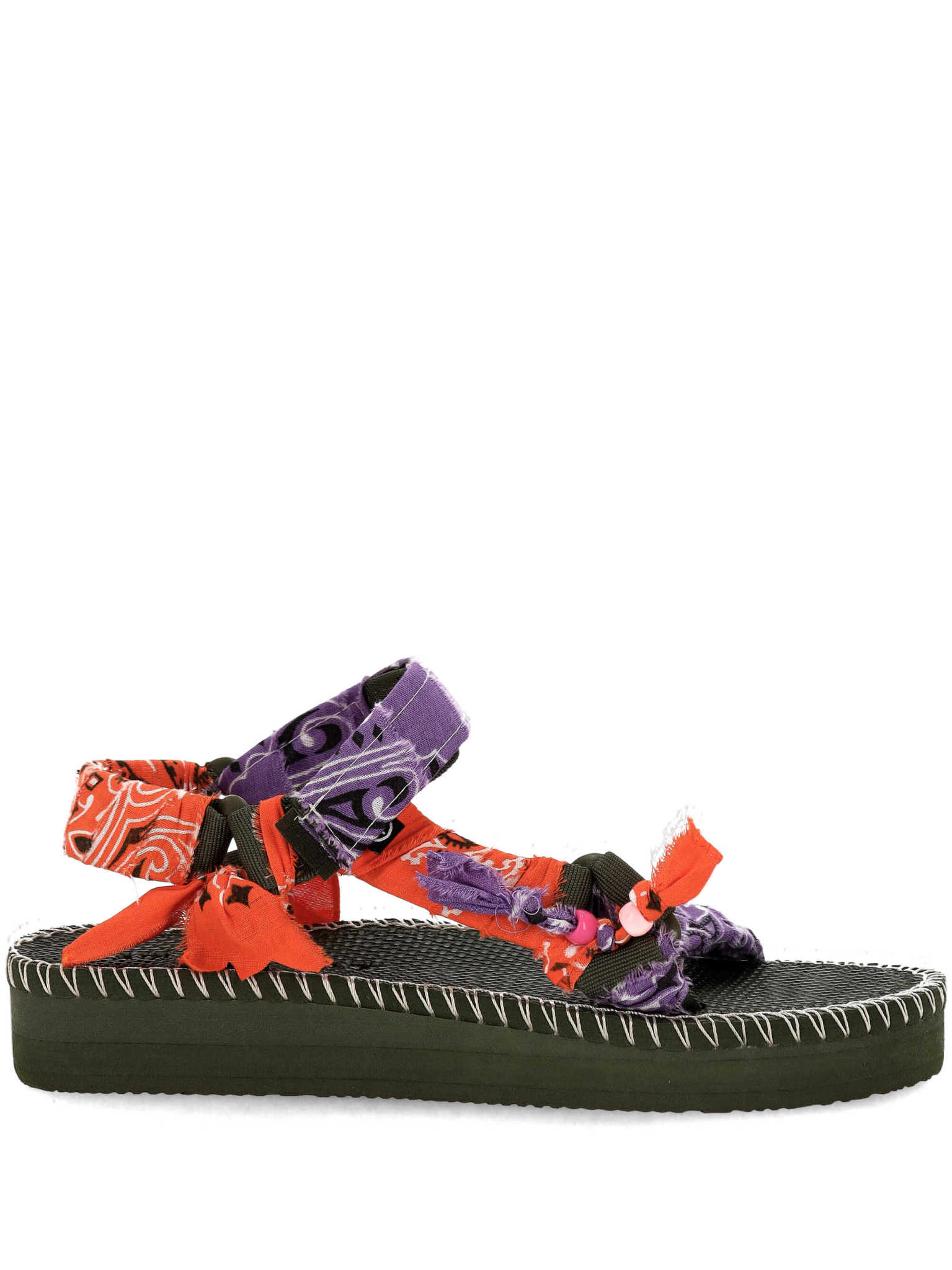 [ARIZONA LOVE] Sandals SS26 TKKAKISTITCHKAKI ORANGE