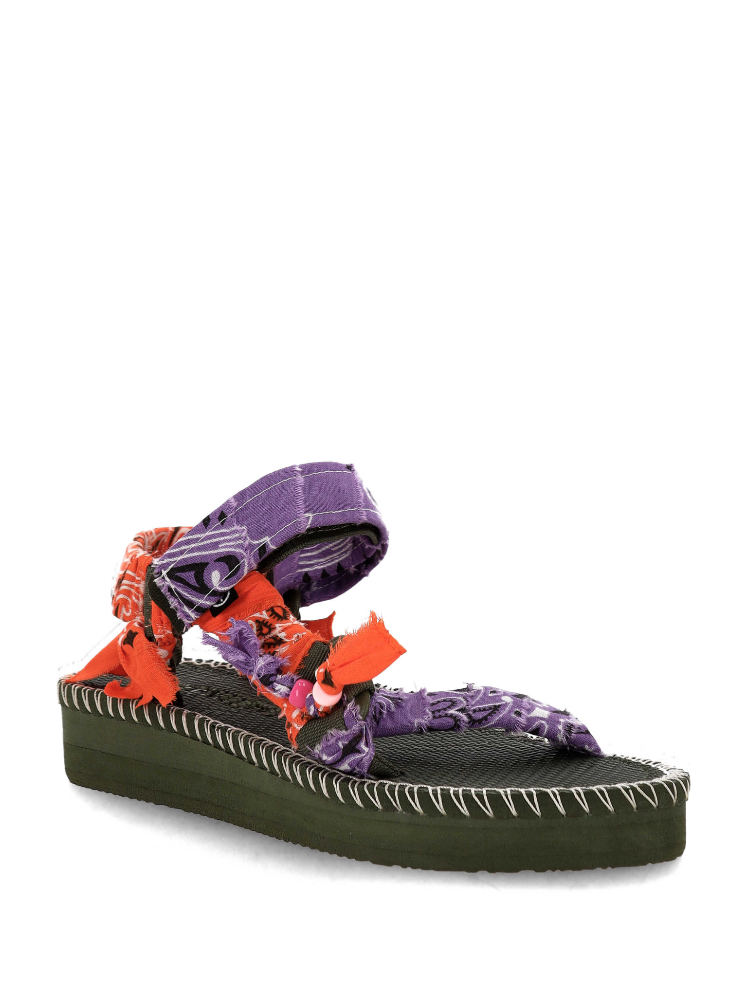 [ARIZONA LOVE] Sandals SS26 TKKAKISTITCHKAKI ORANGE